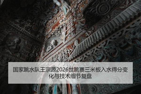 国家跳水队王宗源2026世跳赛三米板入水得分变化与技术细节复盘
